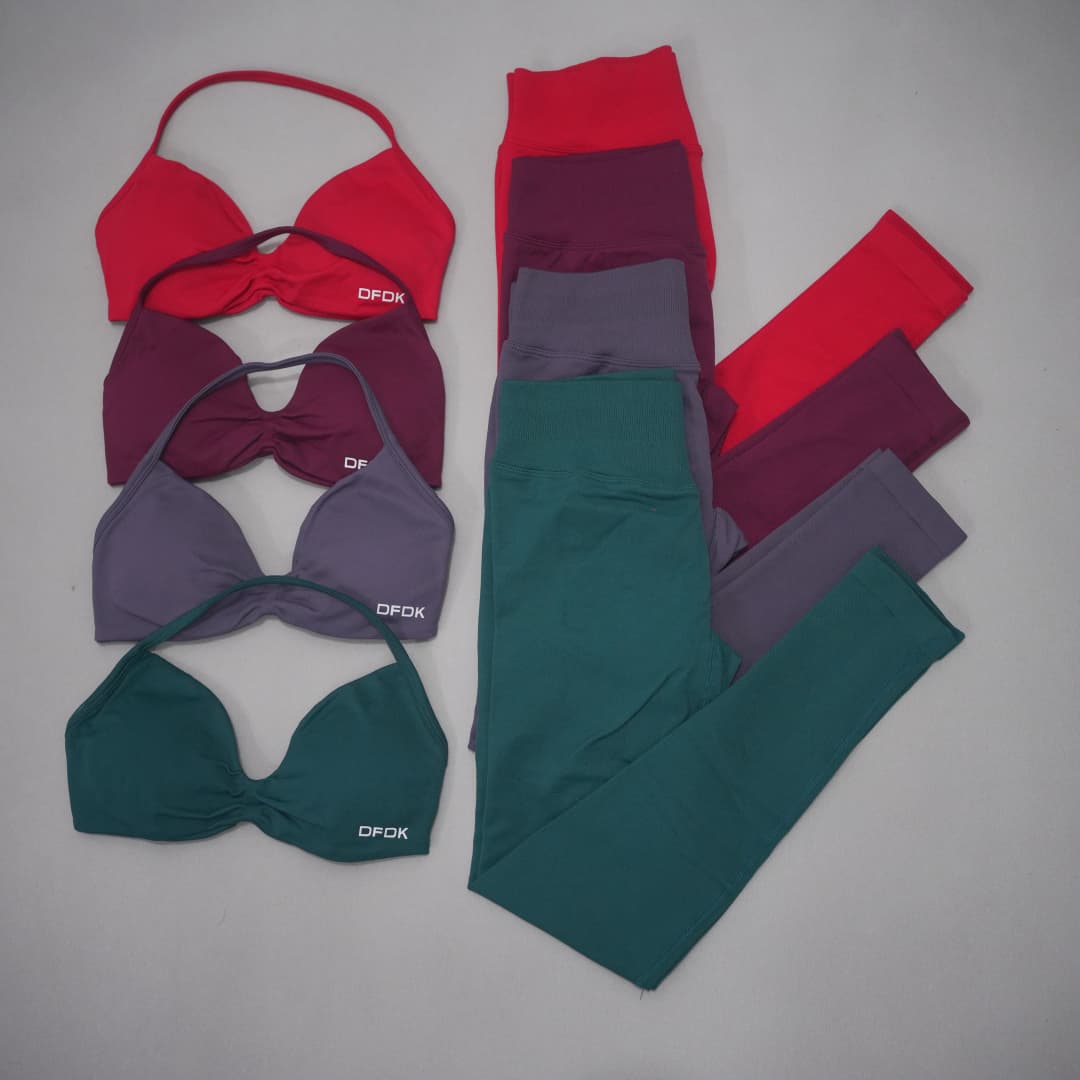 Yoga Fitness Kleidung - DFDK Seamless Knit Women 2 Piece