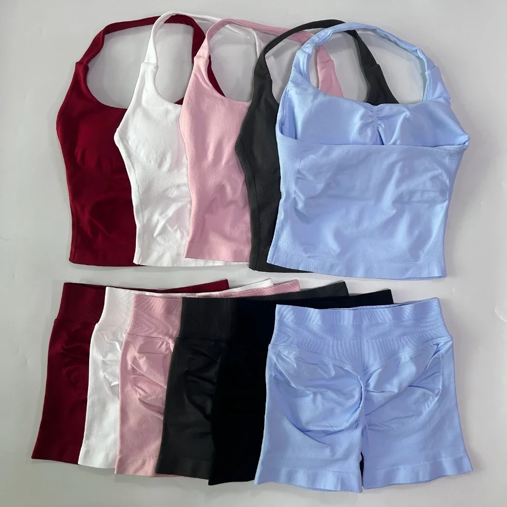 Yoga Fitness Kleidung - Women Impact Gym Set Tie Back