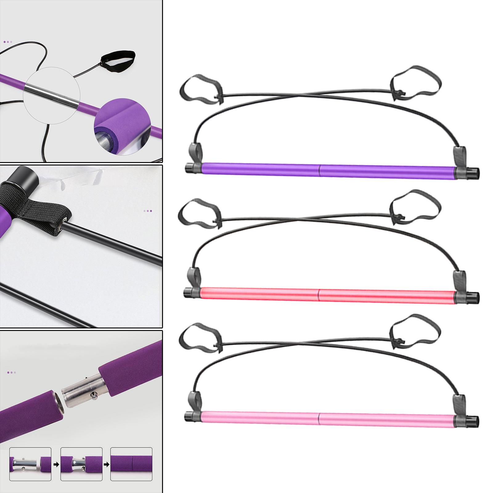 Portable Pilates Bar Stick Exe - Yoga Fitness Bar review and price