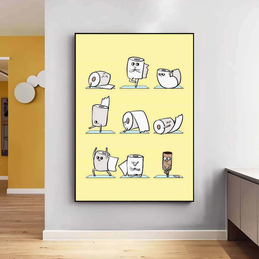 Toilet Paper Yoga Funny Quote  - Yoga Fitness Bar review and price