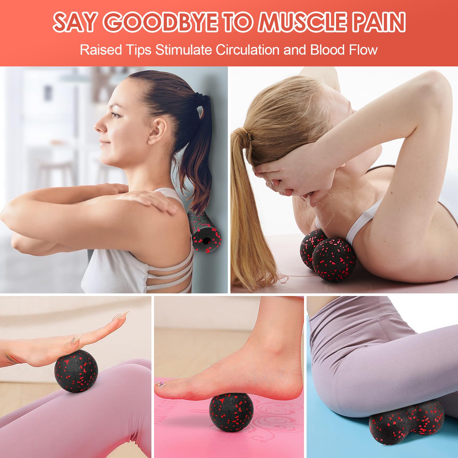 Hollow Yoga Roller Massage Pea - Yoga Fitness Ball review and price