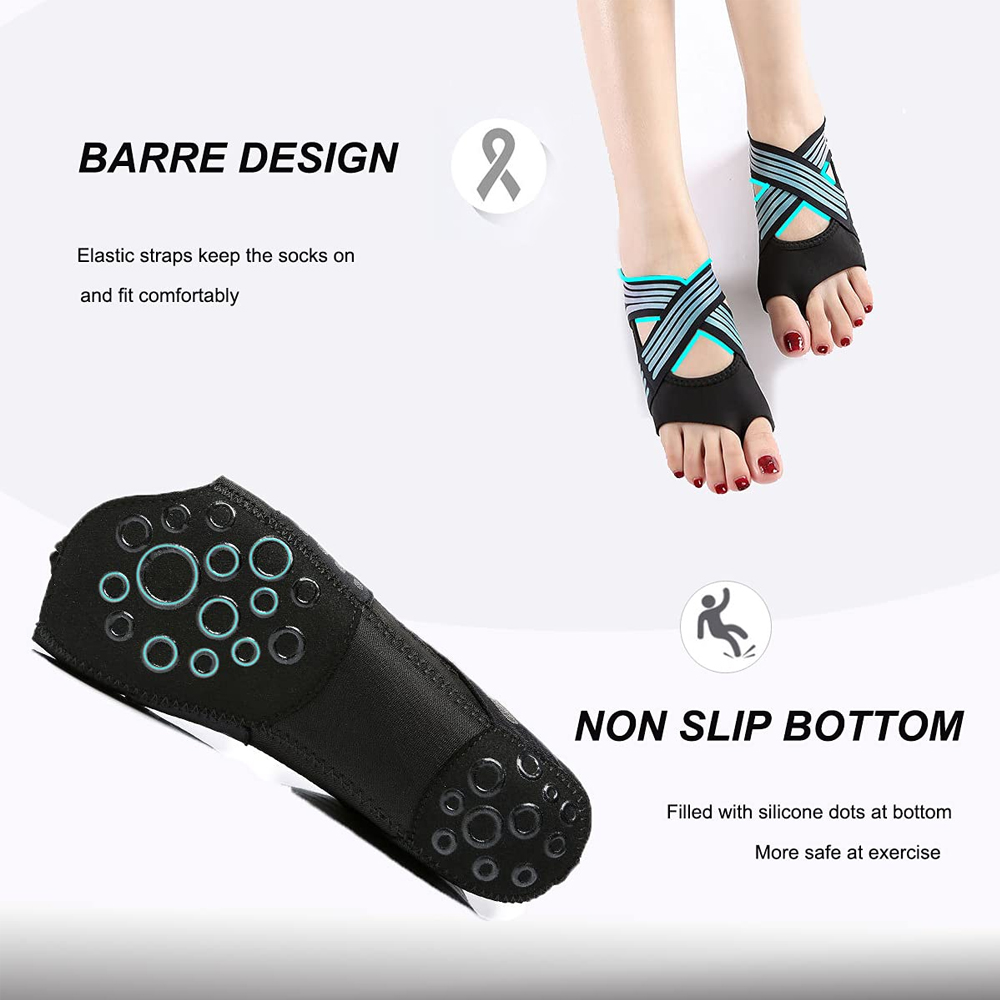 1Pair Women Non-Slip Toeless G - Yoga Fitness Ball review and price