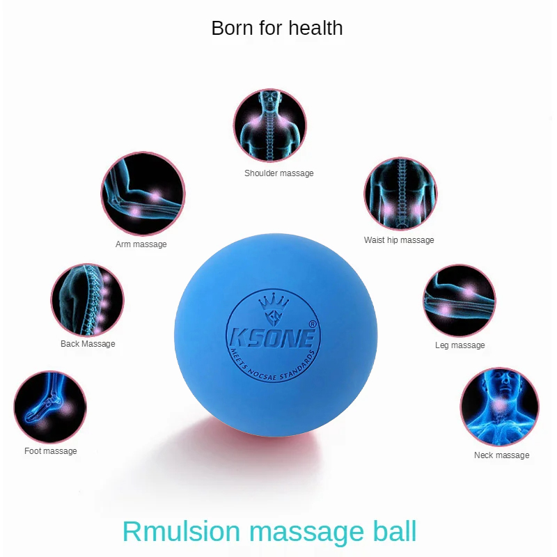 Rubber Fascia Massage Ball Yog - Yoga Fitness Ball review and price