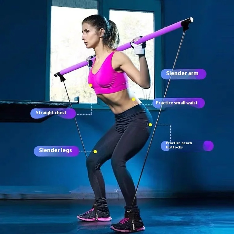 Pilates Stick - Adjustable Fit - Yoga Fitness Bar review and price