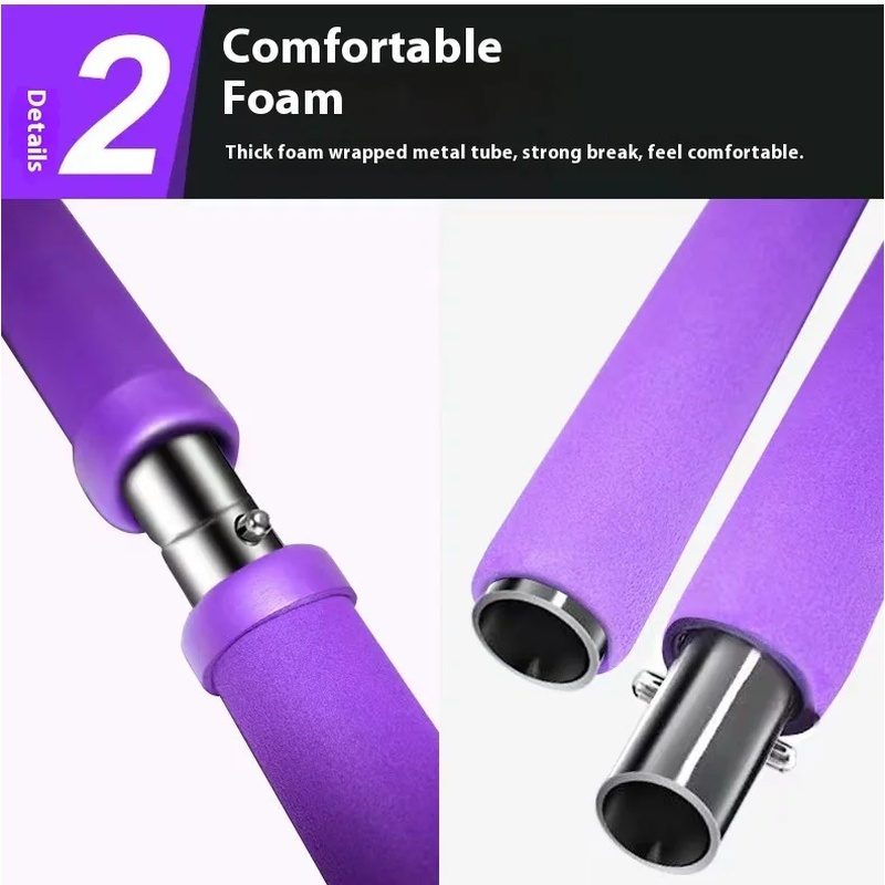 Pilates Stick - Adjustable Fit - Yoga Fitness Bar review and price