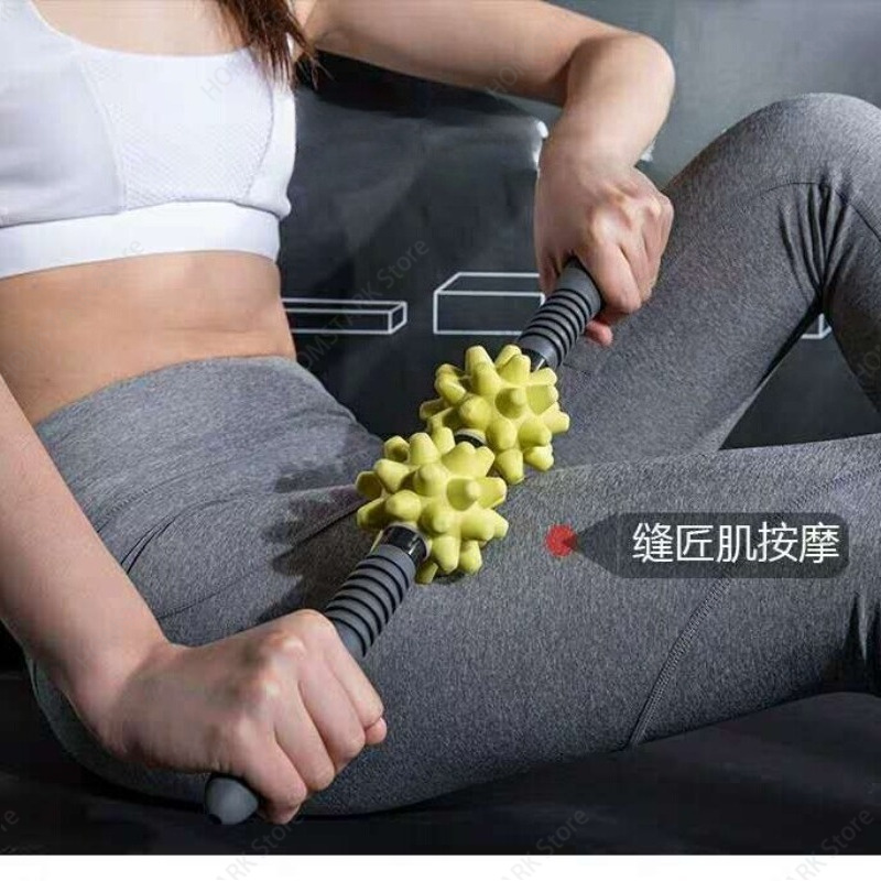Spiky Massage Stick Muscle Rol - Yoga Fitness Bar review and price