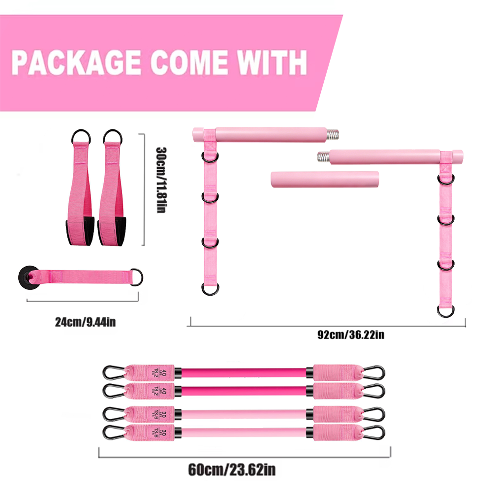 Resistance Tube Set Multifunct - Yoga Fitness Bar review and price